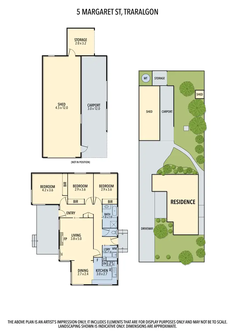 Floorplan of Homely house listing, 5 Margaret Street, Traralgon VIC 3844
