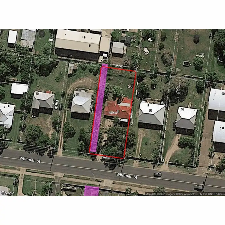 Floorplan of Homely land listing, 75 Whitman Street, Yeppoon QLD 4703