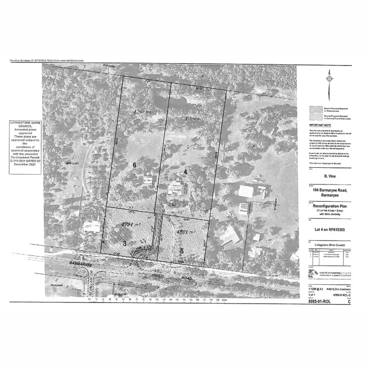 Floorplan of Homely land listing, LOT 3, 104 Barmaryee Road, Barmaryee QLD 4703
