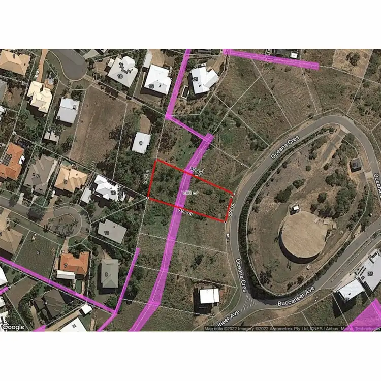 Floorplan of Homely land listing, 3 Oceana Crescent, Lammermoor QLD 4703