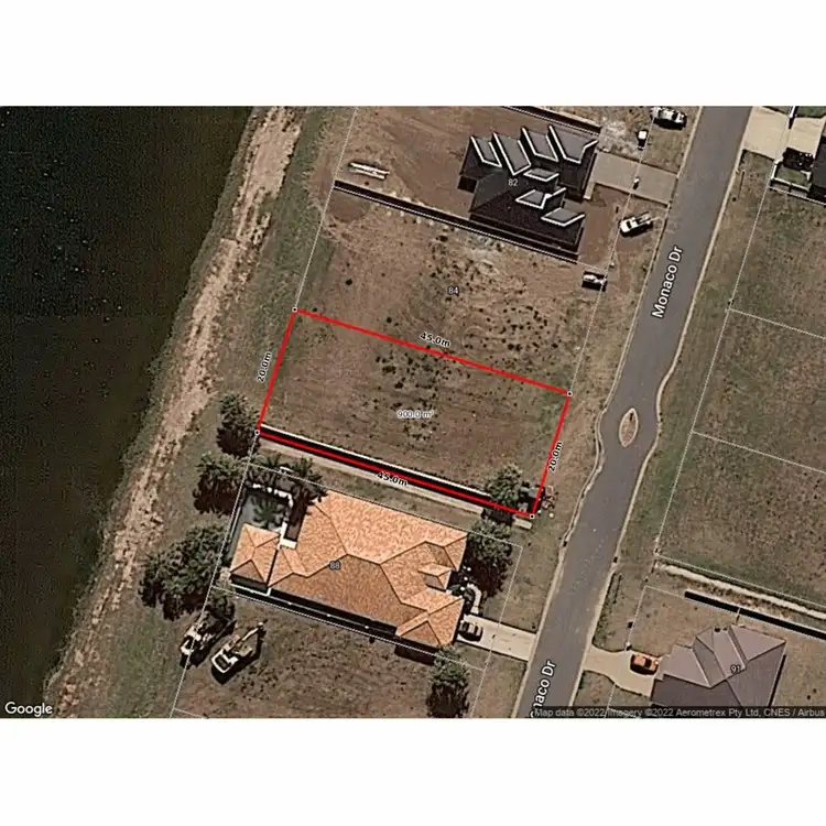 Floorplan of Homely land listing, 86 Monaco Drive, Zilzie QLD 4710