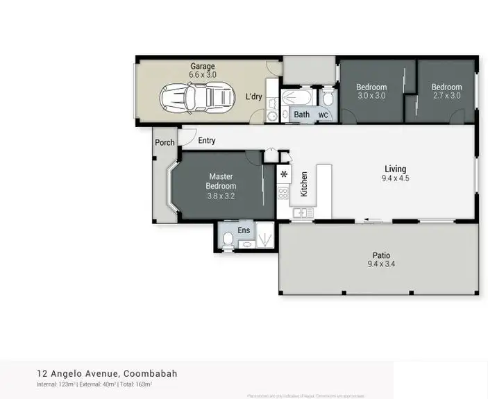 Floorplan of Homely house listing, 12 Angelo Avenue, Coombabah QLD 4216