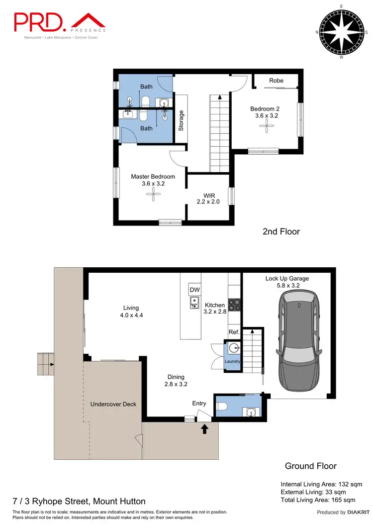 Floorplan of Homely townhouse listing, 7/3 Ryhope Street, Mount Hutton NSW 2290