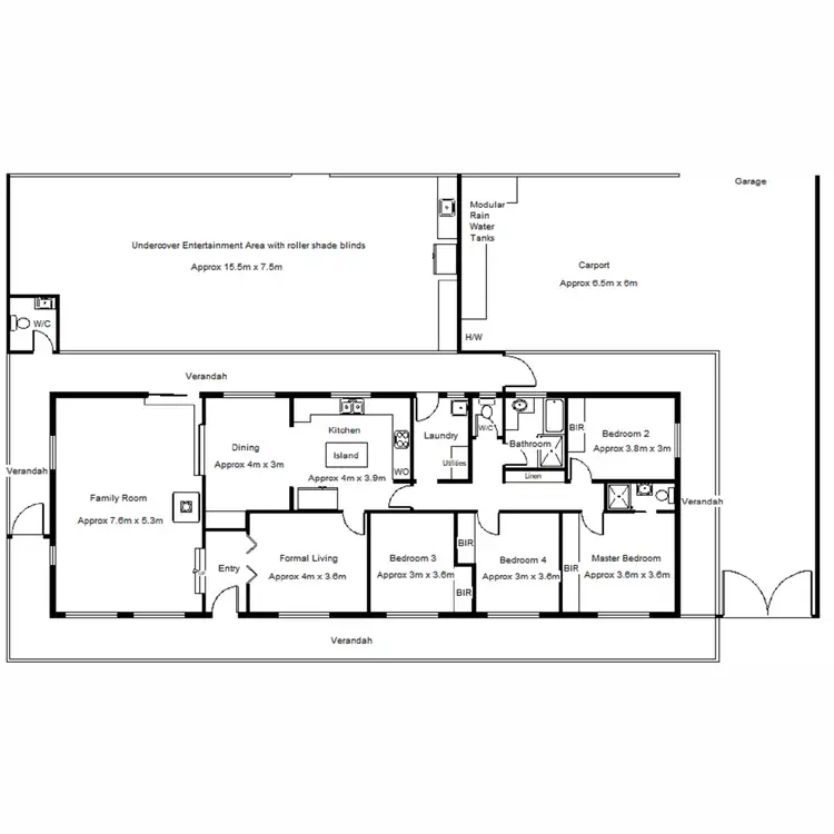 Floorplan of Homely house listing, 55 Dartmouth Street, Port Augusta SA 5700