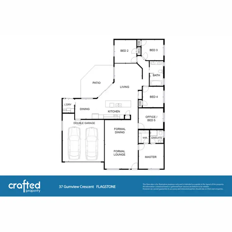 Floorplan of Homely house listing, 37 Gumview Crescent, Flagstone QLD 4280