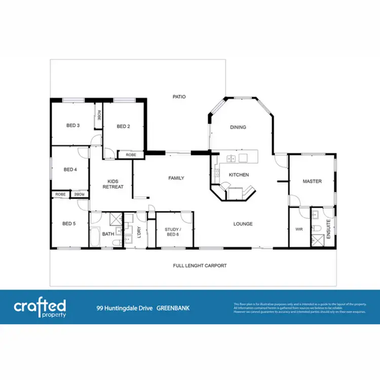 Floorplan of Homely house listing, 99 Huntingdale Drive, Greenbank QLD 4124