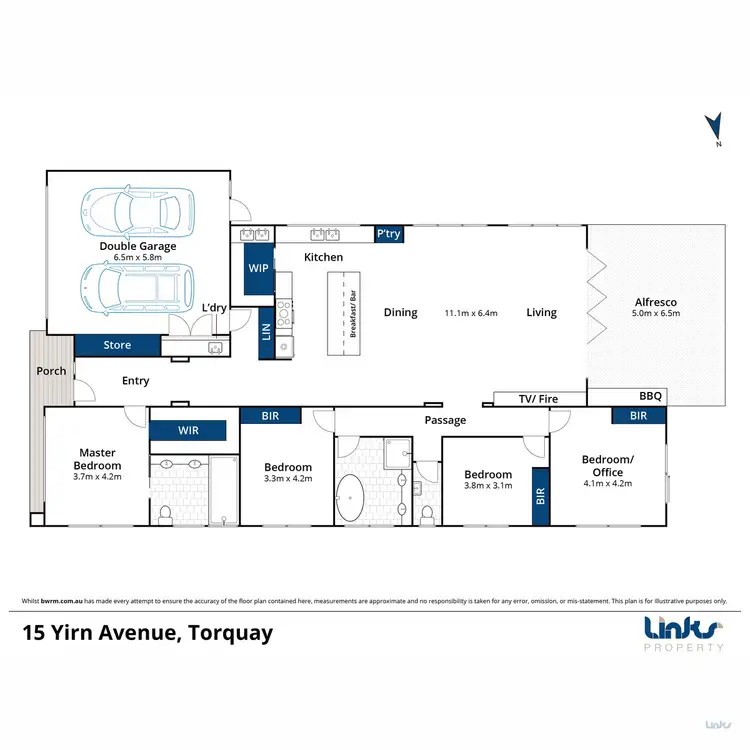 Floorplan of Homely house listing, 15 Yirn Avenue, Torquay VIC 3228