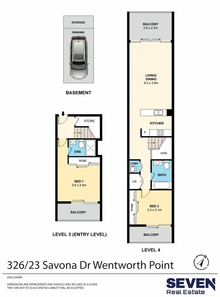 Floorplan of Homely apartment listing, 326/23 Savona Drive, Wentworth Point NSW 2127
