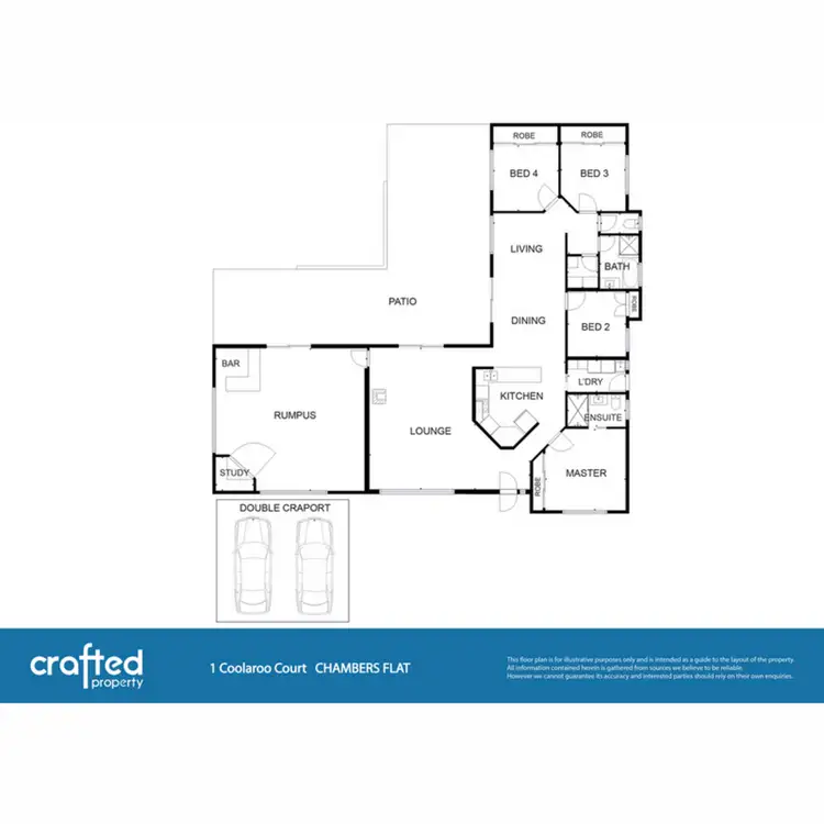 Floorplan of Homely house listing, 1 Coolaroo Court, Chambers Flat QLD 4133