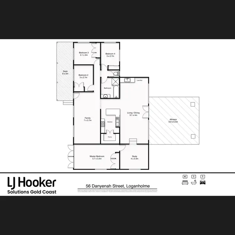Floorplan of Homely house listing, 56 Danyenah Street, Loganholme QLD 4129