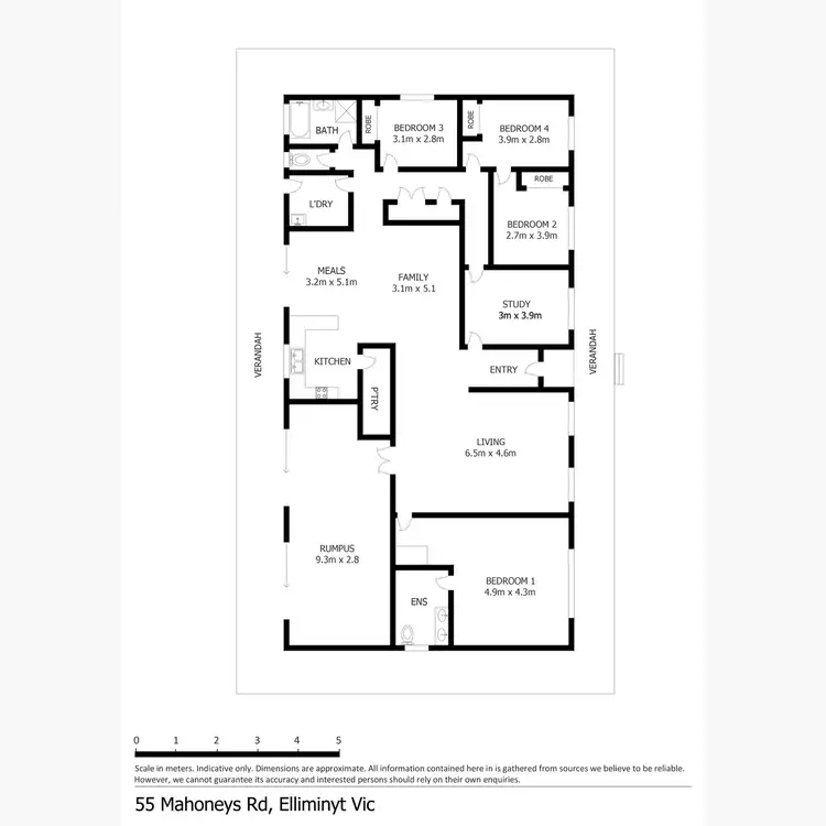 Floorplan of Homely rural property listing, 55 Mahoneys Road, Elliminyt VIC 3250