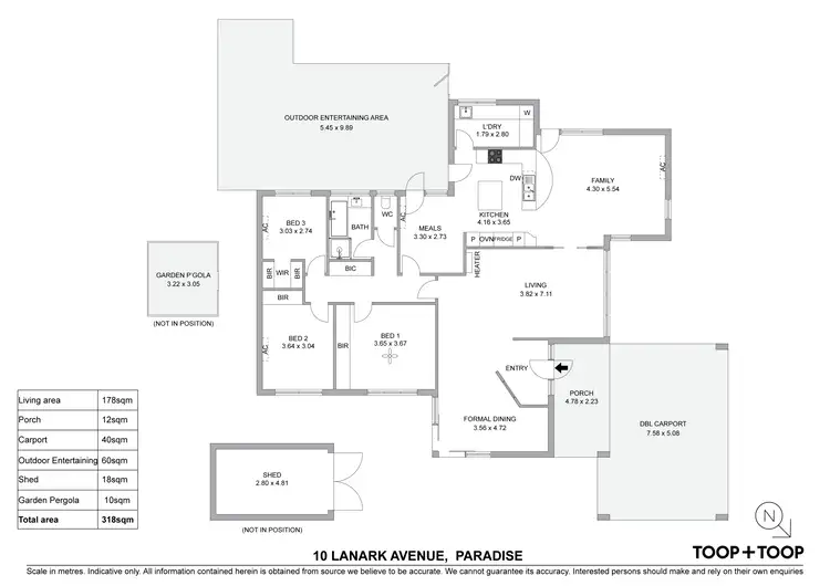 Floorplan of Homely house listing, 2/103 Lanark Avenue, Paradise SA 5075