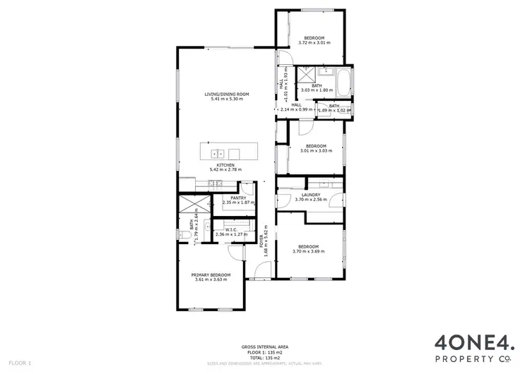 Floorplan of Homely house listing, 4 Lowlynn Court, Geilston Bay TAS 7015