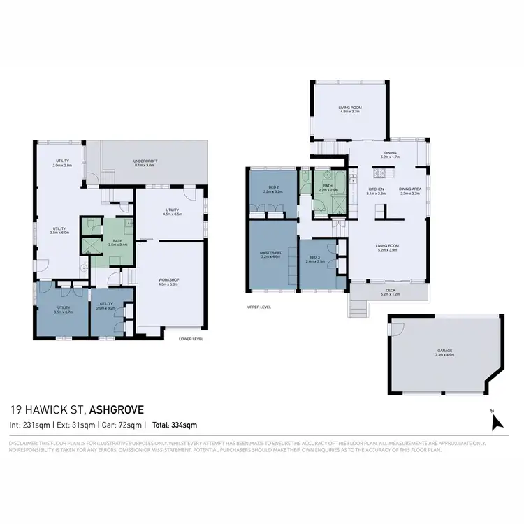 Floorplan of Homely house listing, 19 Hawick Street, Ashgrove QLD 4060