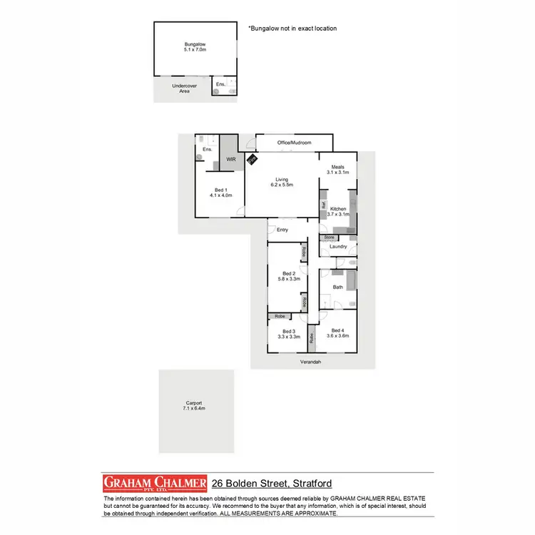 Floorplan of Homely house listing, 26 Bolden Street, Stratford VIC 3862