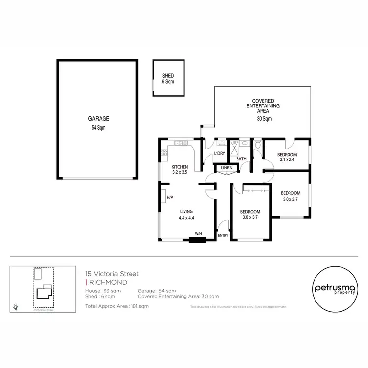 Floorplan of Homely house listing, 15 Victoria Street, Richmond TAS 7025