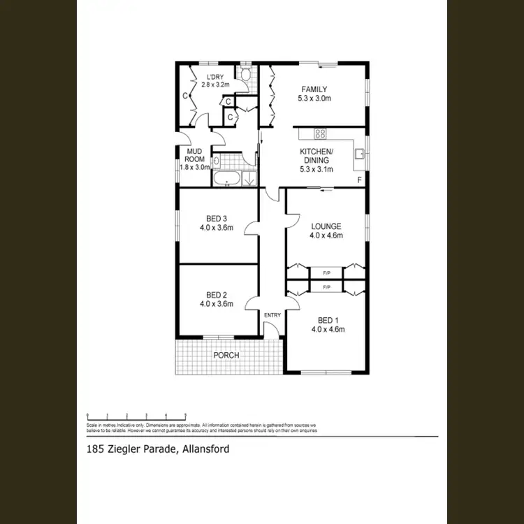 Floorplan of Homely house listing, 185 Ziegler Parade, Allansford VIC 3277