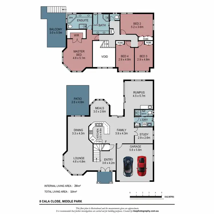 Floorplan of Homely house listing, 8 Cara Close, Middle Park QLD 4074