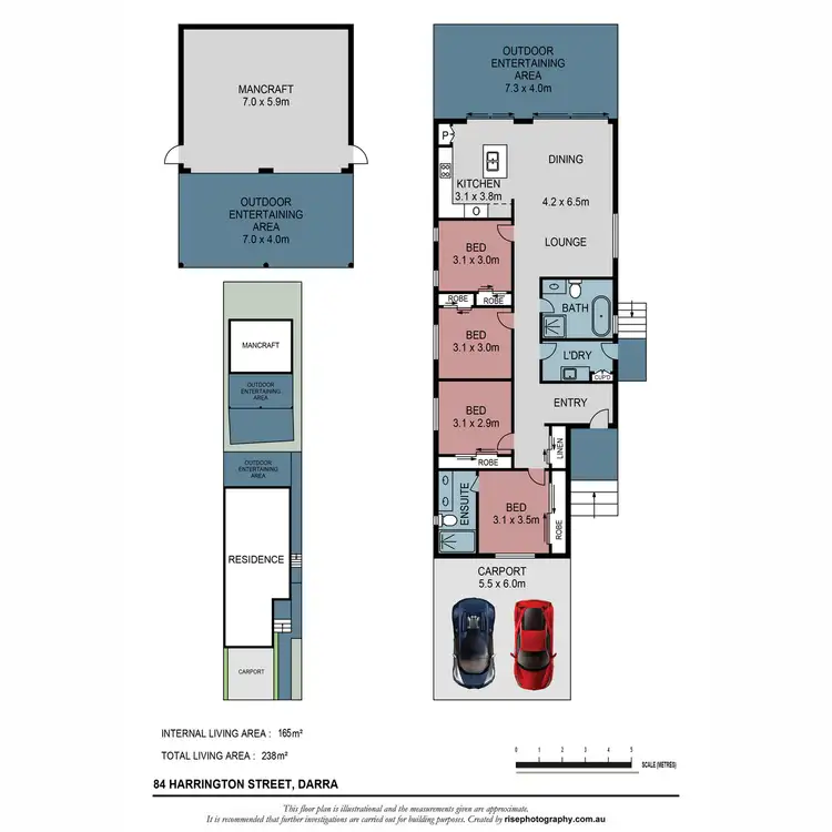 Floorplan of Homely house listing, 84 Harrington Street, Darra QLD 4076
