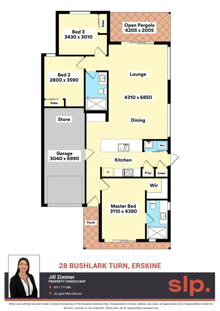 Floorplan of Homely house listing, 28 Bushlark Turn, Erskine WA 6210