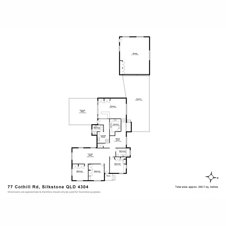 Floorplan of Homely house listing, 77 Cothill Road, Silkstone QLD 4304
