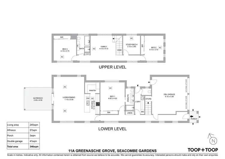 Floorplan of Homely house listing, 11A Greenasche Grove, Seacombe Gardens SA 5047