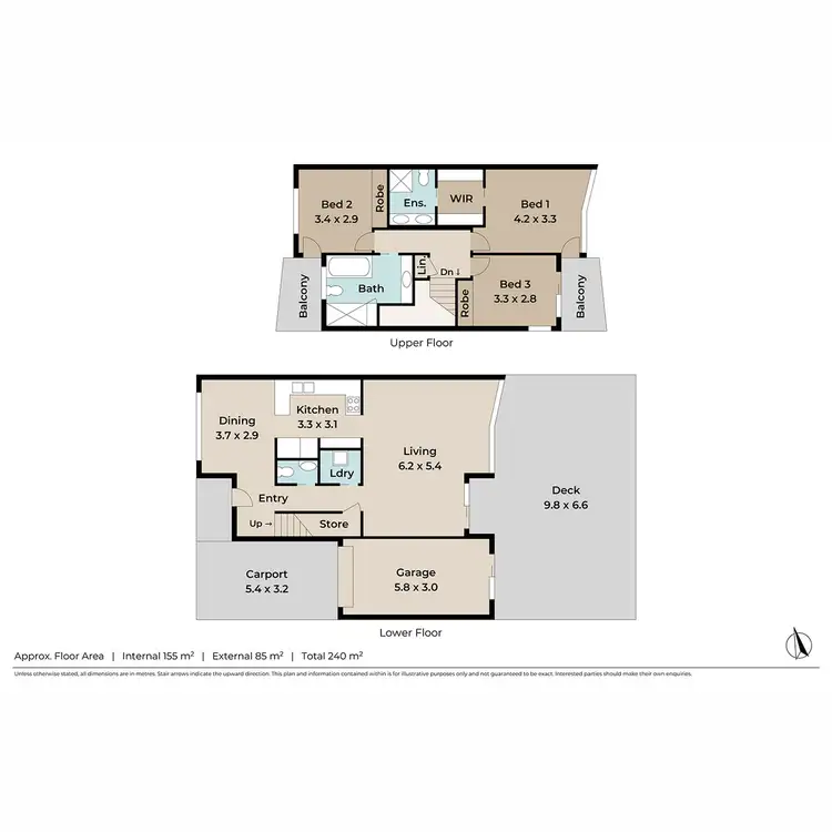 Floorplan of Homely townhouse listing, 43/7 Boyd Street, Bowen Hills QLD 4006