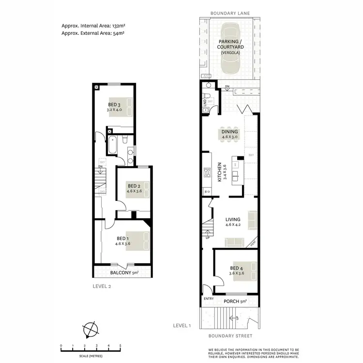 Floorplan of Homely terrace listing, 96 Boundary Street, Paddington NSW 2021