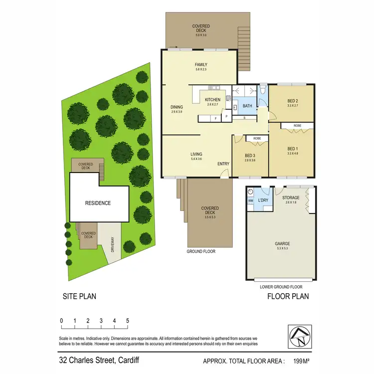 Floorplan of Homely house listing, 32 Charles Street, Cardiff NSW 2285