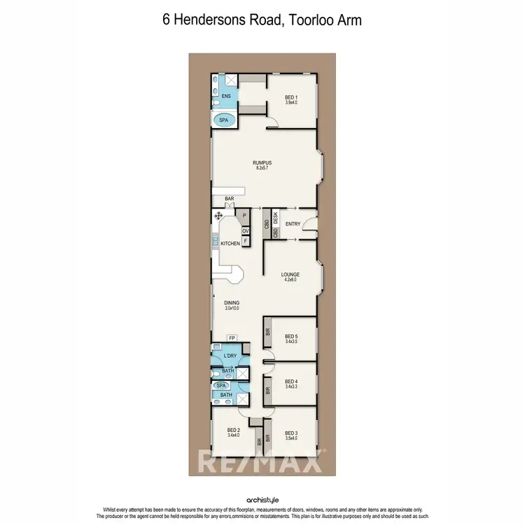 Floorplan of Homely house listing, 6 Hendersons Road, Toorloo Arm VIC 3909