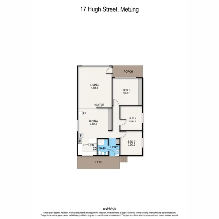Floorplan of Homely house listing, 17 Hugh Street, Metung VIC 3904