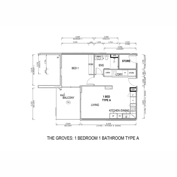 Floorplan of Homely apartment listing, 9/554 Canning Highway, Attadale WA 6156