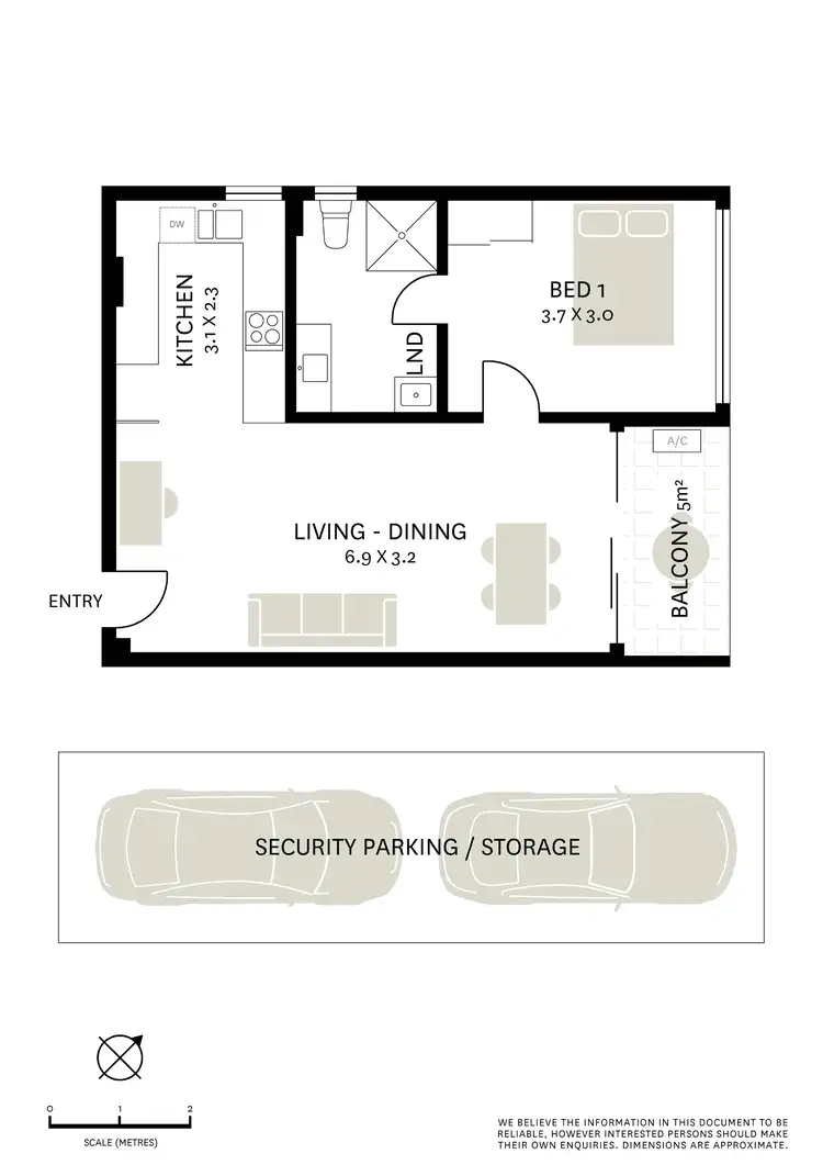 Floorplan of Homely apartment listing, 19/118 Crown Street, Darlinghurst NSW 2010