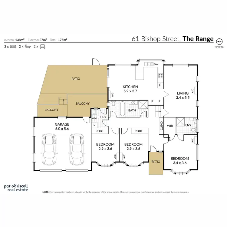 Floorplan of Homely house listing, 61 Bishop Street, The Range QLD 4700