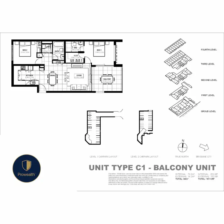 Floorplan of Homely unit listing, 20/16 Lower Clifton Terrace, Red Hill QLD 4059