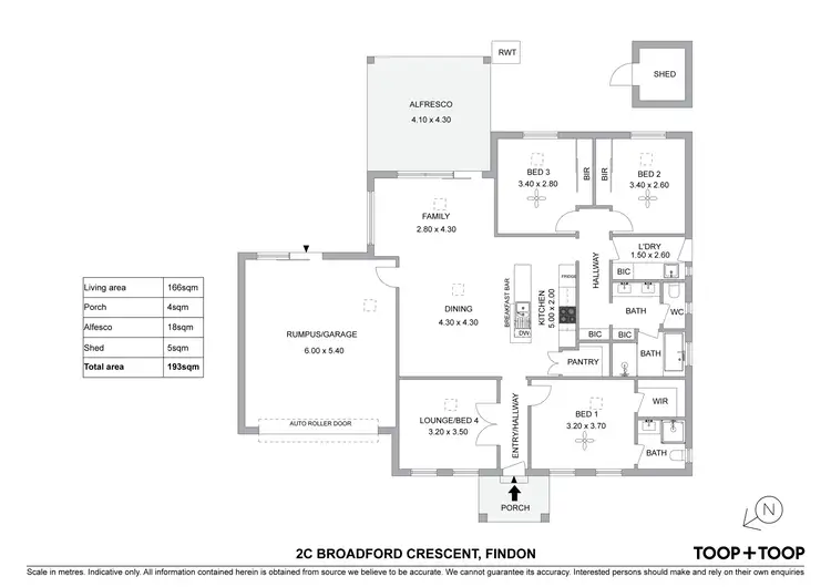 Floorplan of Homely house listing, 2C Broadford Crescent, Findon SA 5023