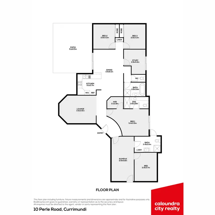 Floorplan of Homely house listing, 10 Perle Place, Currimundi QLD 4551