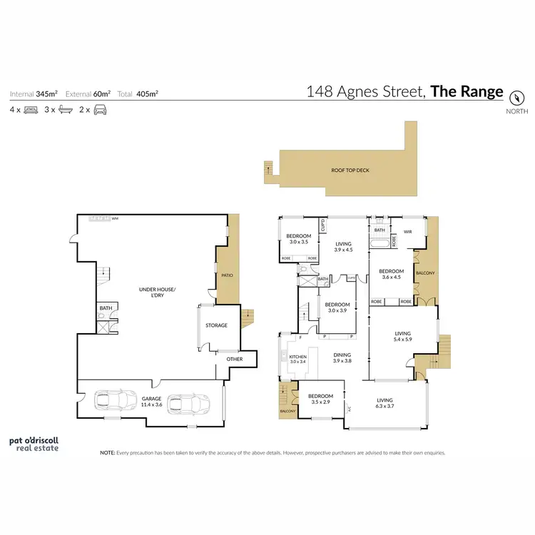 Floorplan of Homely house listing, 1/64 Agnes Street, The Range QLD 4700