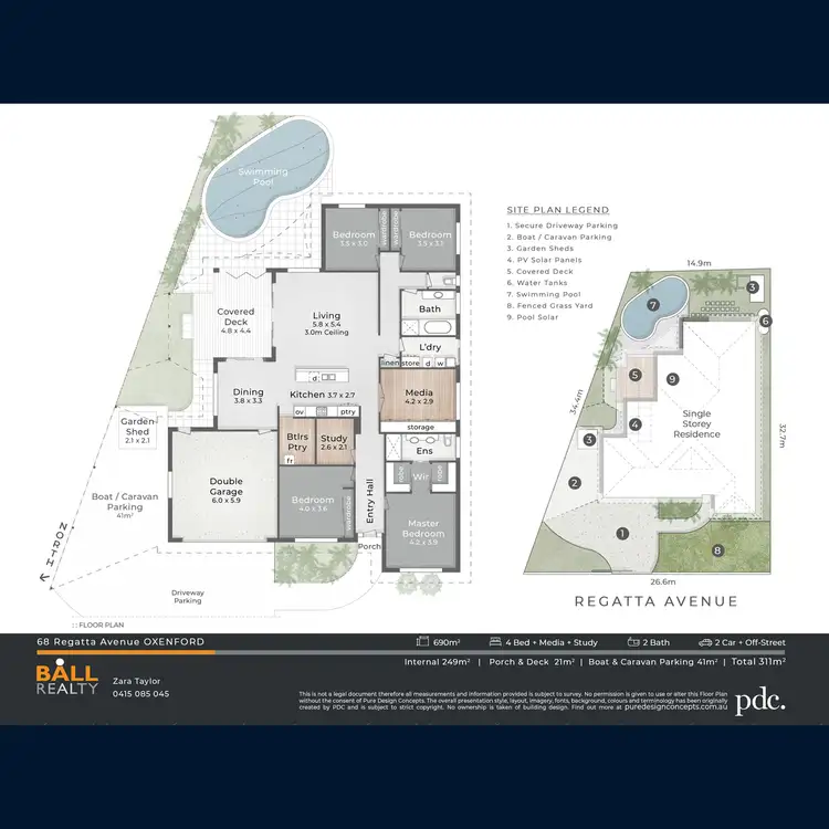 Floorplan of Homely house listing, 68 Regatta Avenue, Oxenford QLD 4210
