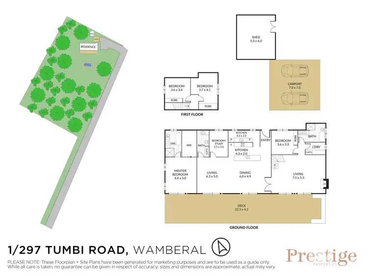 Floorplan of Homely rural property listing, 1/297 Tumbi Road, Wamberal NSW 2260