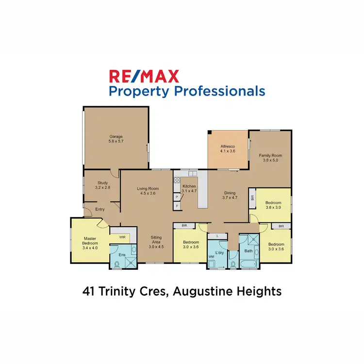 Floorplan of Homely house listing, 41 Trinity Crescent, Augustine Heights QLD 4300