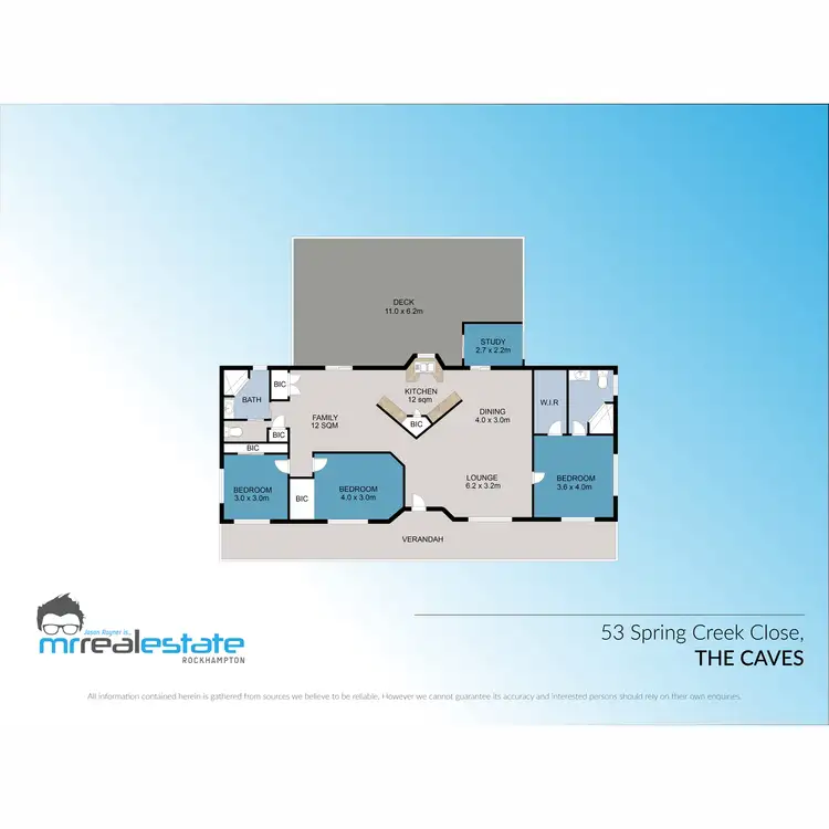 Floorplan of Homely house listing, 53 Spring Creek Close, The Caves QLD 4702