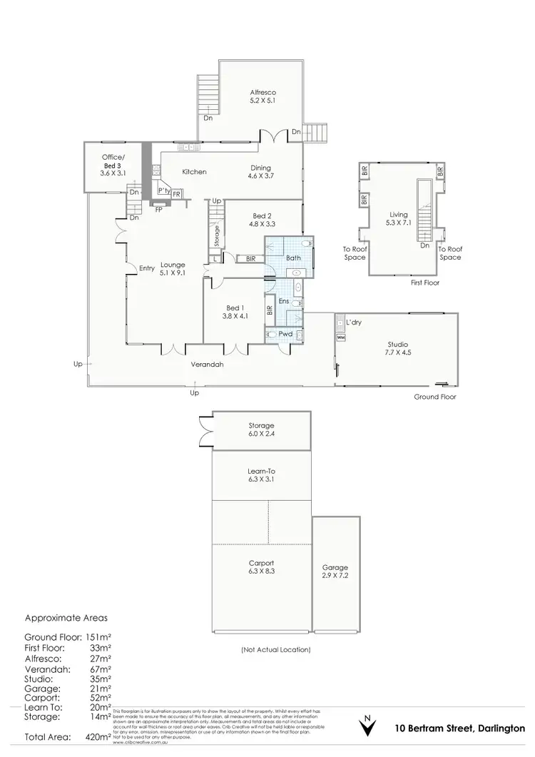 Floorplan of Homely house listing, 10 Bertram Street, Darlington WA 6070