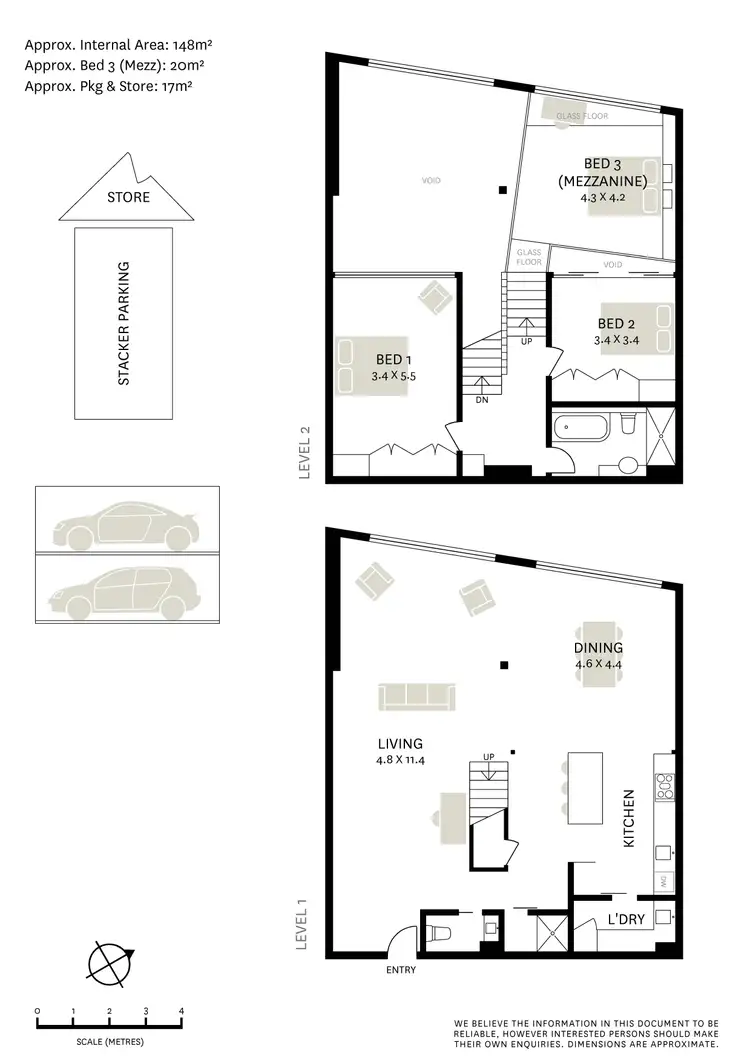 Floorplan of Homely apartment listing, 203/66-72 Mclachlan Avenue, Darlinghurst NSW 2010