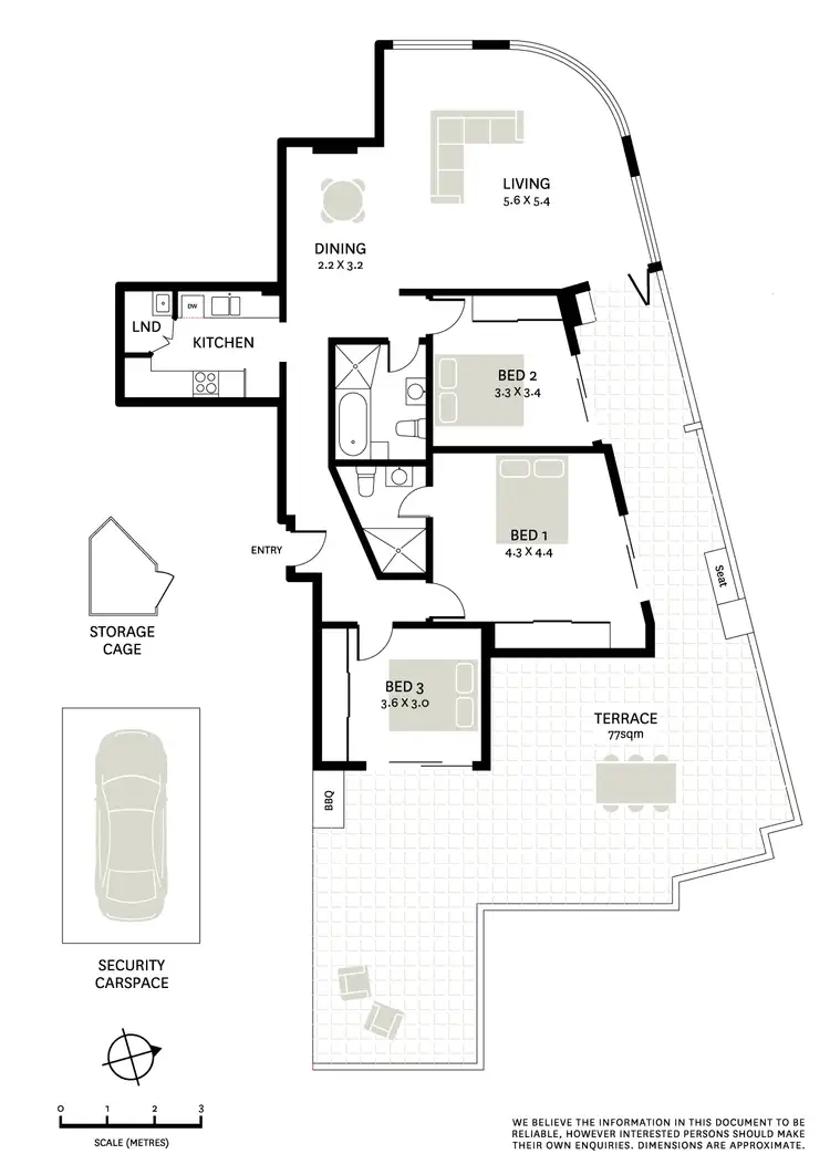 Floorplan of Homely apartment listing, 16/1 Margaret Street, Redfern NSW 2016