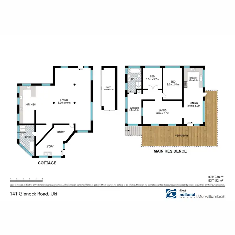 Floorplan of Homely rural property listing, 141 Glenock Road, Dum Dum NSW 2484