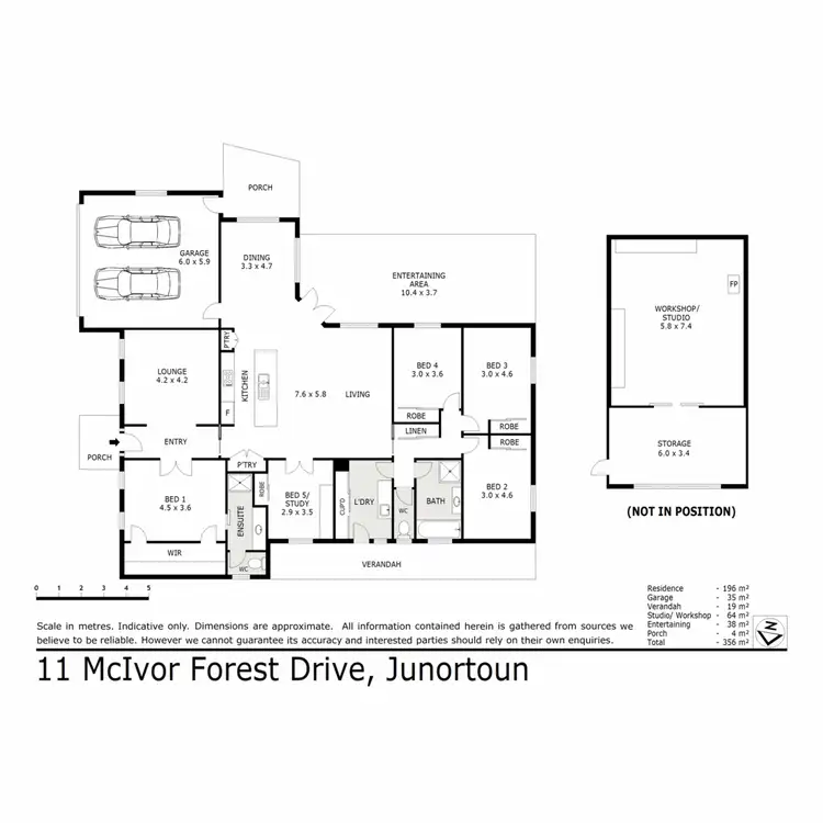 Floorplan of Homely house listing, 11 McIvor Forest Drive, Junortoun VIC 3551