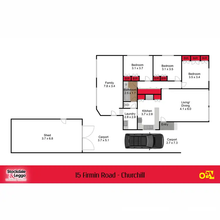 Floorplan of Homely house listing, 15 Firmin Road, Churchill VIC 3842