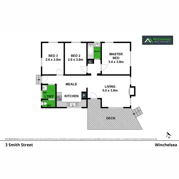 Floorplan of Homely house listing, 3 Smith Street, Winchelsea VIC 3241