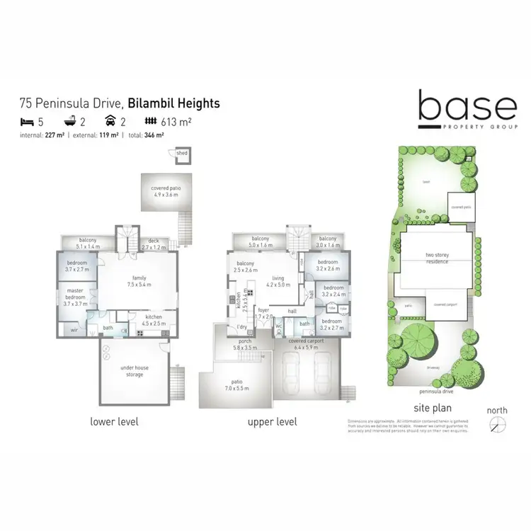 Floorplan of Homely house listing, 75 Peninsula Drive, Bilambil Heights NSW 2486